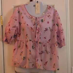 Pink Shirt with Fun Print